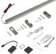 Emuca Luxe kastbar kit, 4,5x8 Neonlynx V LED strip, RF Smart bewegingssensor en Smart converter (24V DC), lengte 1.150mm, Warm wit licht 2.700K, Plastic et Aluminium, Matt geanodiseerd