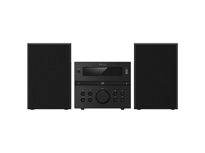 Peaq Peaq PMS 350 Micro Hifi Keten Zwart