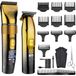 Merkloos Haartrimmer - Tondeuse en T-blade trimmer - Draadloos - 5 opzetkammen - Goud