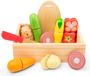 Woet® Houten Snijset Groente in Opbergdoos