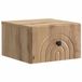 vidaXL - Nachtkastje - Artisanaal eiken - Hout - 34,5 x 20 cm