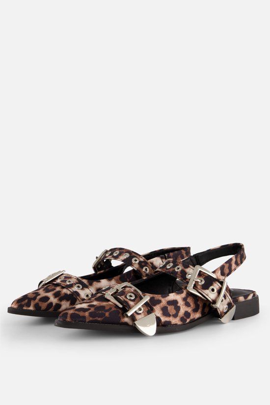 POSH by Poelman Slingbacks bruin Pu - Maat 37