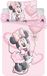 Minnie Jerry Fabrics Disney Minnie Mouse Baby Dekbedovertrek Heart - 100 x 135 cm - Roze