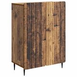 vidaXL - Dressoir - Oud - hout - 66 - x - 34,5 - x - 92 - cm - Bewerkt - hout