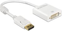 Delock premium DisplayPort naar DVI actieve adapter - DP1.2 (1920 x 1200) / wit - 0,20 meter