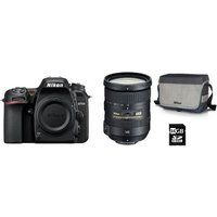 Nikon D7500 Reflex Behuizing Zwart + 18-200mm VR II Lens + Draagtas + 16GB SD-Kaart