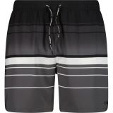 CMP Short de bain Homme Uni Polyester Noir/Gris/Blanc