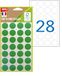 APLI 101782 - 100% gerecyclede kleurtabletten - 168 tabletten - Diameter: 15 mm - Kleur: groen.
