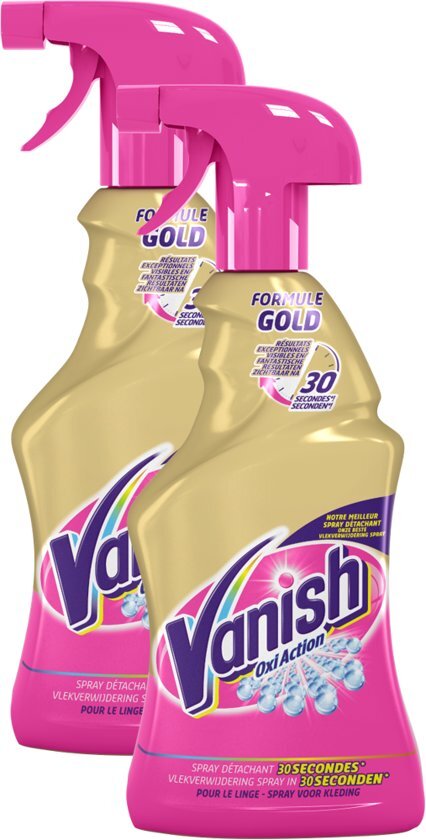 Vanish Gold Pink Spray Vlekkenverwijderaar - 2x500ml