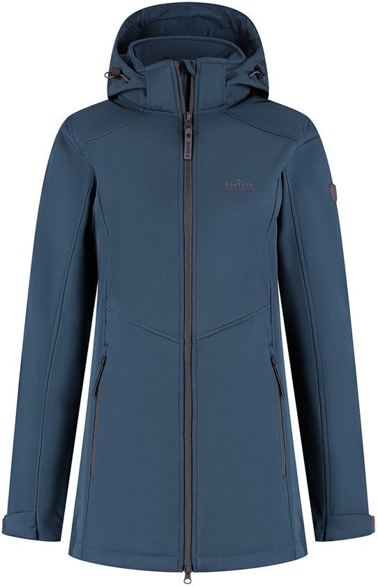 Kjelvik Outdoorjas May Donkerblauw