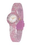 Hip Hop Analoog horloge 'Winter Blosom' rosé / wit