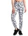 Dare2b Influential Leggings Dames Zwart/Wit Maat 38