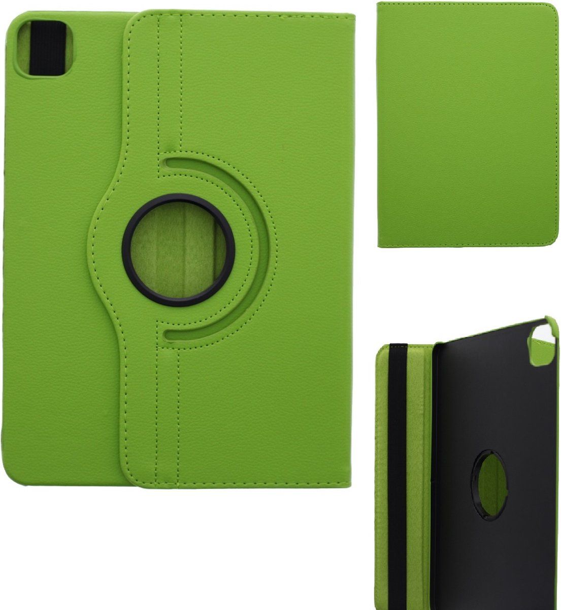 LuxeBass Apple iPad Pro 11 2020 Draaibaar Hoesje /  /  / Groen