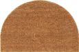 vidaXL Deurmat halfrond 40x60 cm kokosvezel naturel