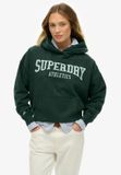 Superdry Athletic Essentials Relaxed Hoodie Femme Vert