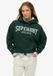 Superdry Athletic Essentials Relaxed Hoodie Femme Vert