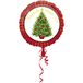 Amscan 3286501 - standaard folieballon vrolijke Kerstmis, diameter 43 cm, kerstboom, kerstboom, heliumballon, party, decoratie, kerstmis