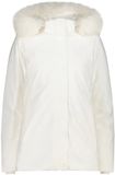 CMP Damesjack met capuchon, Polyester, Maat M, Herfst/Winter 2026, Winddicht, Waterafstotend, b.co gesso