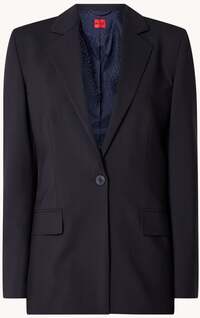 HUGO BOSS HUGO BOSS Atana blazer in wolblend met klepzakken