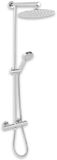 Merkloos Ferro NP75-TRV7U Doucheset met thermostaatkraan | Chrome | Modern | 15 cm hartafstand