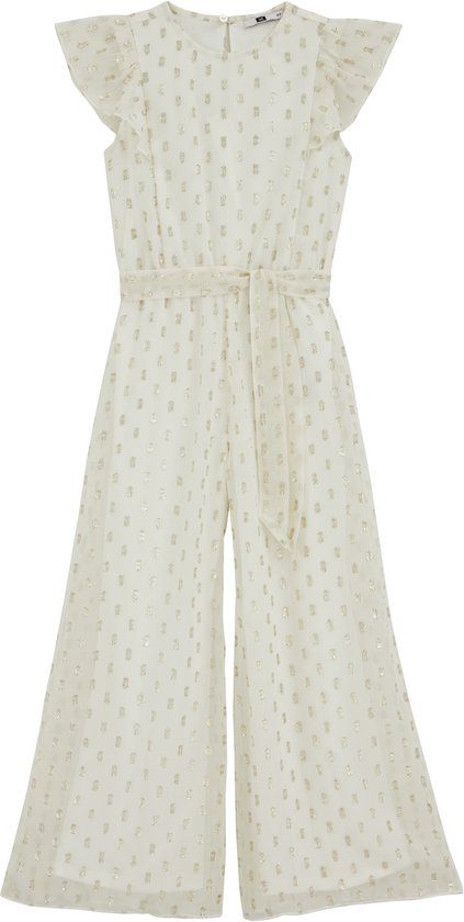 WE Fashion Meisjes jumpsuit met glittergaren