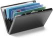REM life GmbH RFID protection Porte-cartes en acier inoxydable - Noir