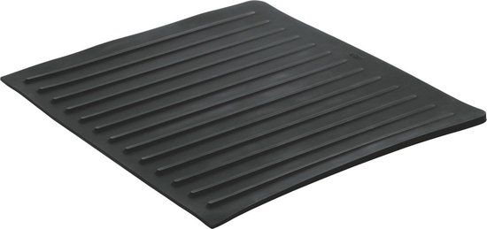 GROHE Afdruiprek - M-formaat - Zwart - Siliconen - 45x40 cm