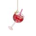 Vondels Gin Tonic Christmas Ball - Verre Rose, 10,5 cm