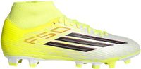Adidas Heren F50 Club MID FG/MG Voetbalschoen JQ4030 Yellow / Core Black / Clear Red