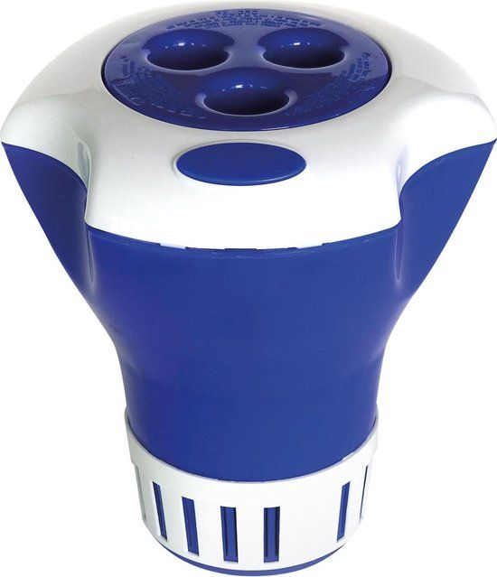 BSI - Zwembadvlotter Large met thermometer voor chloortabletten - 20g/200g
