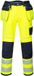 Portwest PW3 Hi-Vis Werkbroek met Holster Pockets T501 - Geel/Marine - 28