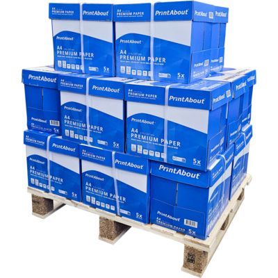 PrintAbout Premium A4 Paper Half Pallet (20 Boxes)