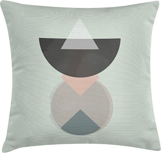 TAK Design Kussen Royd Pastel Mint - 45x45 cm
