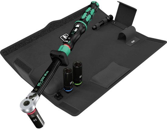 Wera Click-Torque Lock C 3 Set 1 05075790001 Momentsleutelset 1/2 (12.5 mm), Buiten-vierkant 40 - 200 Nm