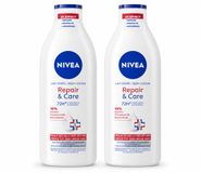 Nivea Repair & Care Lait pour le corps - 72 heures d'hydratation - Pour peau très sèche - 400 ml - Pack économique - 2 pièces