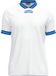 Jako Retro Shirt Korte Mouw Heren - Wit / Royal | Maat: S