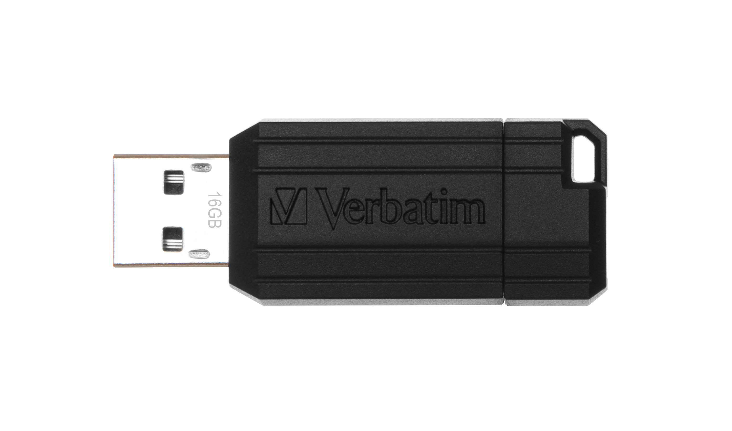 Verbatim PinStripe - USB-Stick16 GB - Zwart 16 GB