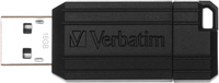 Verbatim PinStripe - USB-Stick16 GB - Zwart 16 GB
