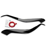Koplampspoilers RDX Racedesign Koplampspoilers compatibel met Kia Sportage 2015-2022 (ABS Glanzend Zwart)