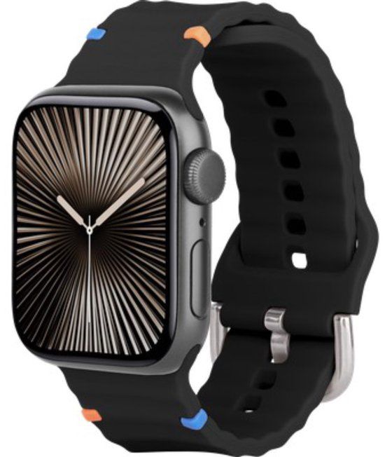 Just in Case Activeflex Strap Apple Watch 44-49mm Horlogebandje Zwart