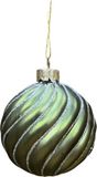 Uniplant Kerstbal swirl rozemarijn 8 cm