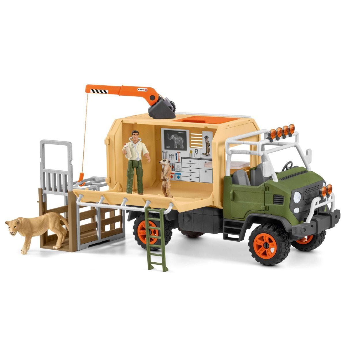 Schleich WILD LIFE Grote truck dierenambulance - 42475