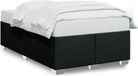 Maison Exclusive - Cadre de lit sans matelas, noir, 120x190 cm, rembourré