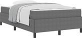 Maison Exclusive - Cadre de lit avec matelas, gris clair, 120 x 190 cm, rembourré