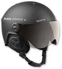 Black Crevice Arlberg, unisex skihelm voor volwassenen, zwart carbon, maat 54-57 cm (fabrikantmaat: S/M)