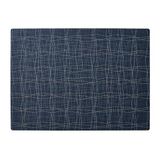 APS 60586 placemat van siliconen, wasbaar, vuilafstotend, antislip, 45 x 33 cm, donkerblauw