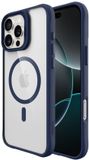 Buddi Hybrid Apple iPhone 16 Pro Hoesje MagSafe Back Cover Transparant Blauw