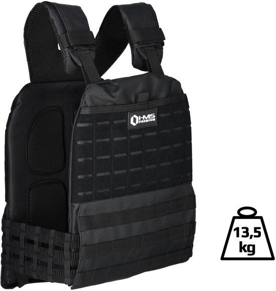 HMS Premium TKO14 - Verstelbaar Tactische Gewichtsvest - 13.5kg - Zwart