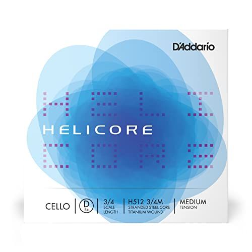 D'Addario Helicore 3/4 Cello String - Medium Tension - D String