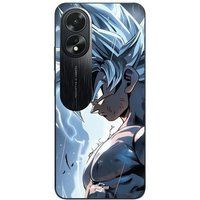Maniacase Etui Oppo A58 Songoku ultra instinct